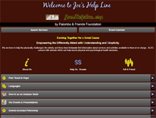 Tablet Screenshot of joeshelpline.org
